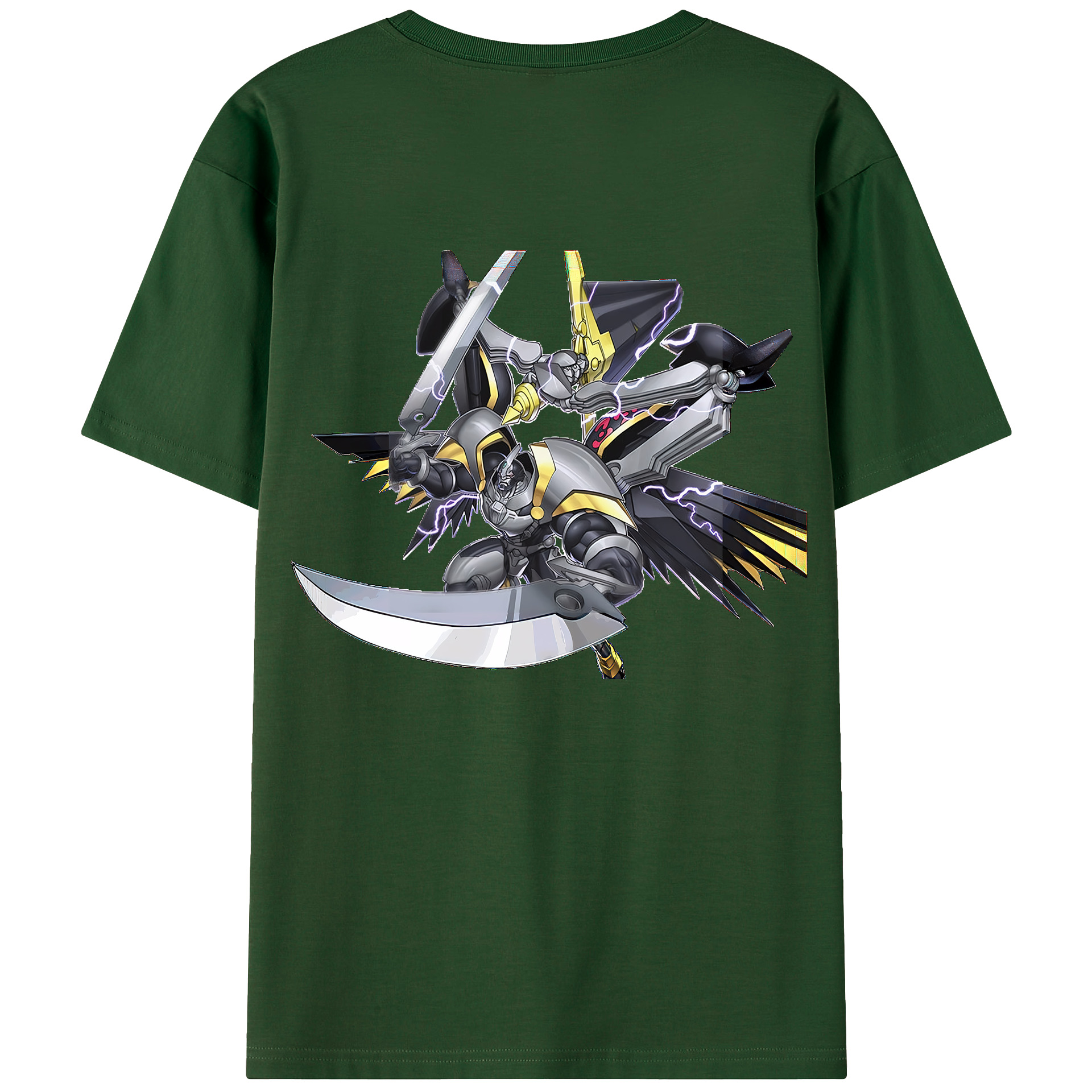 （画像用） 遊☆戯☆王 Yu-Gi-Oh! 綿100％半袖Tシャツ（背面プリント）